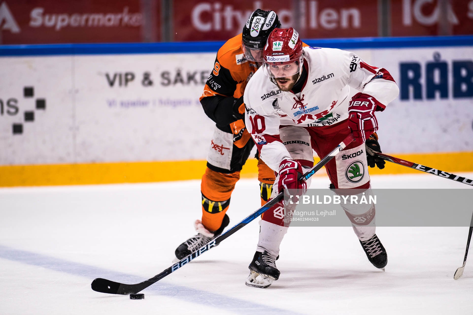 Timrås Johan Persson och Karlskronas Morten Madsen