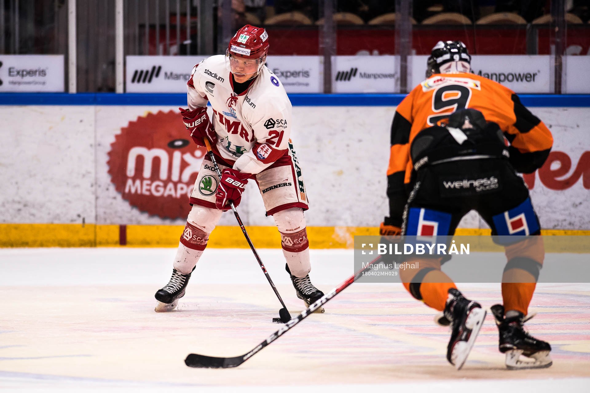 Timrås Johan Johnsson och Karlskronas Morten Madsen
