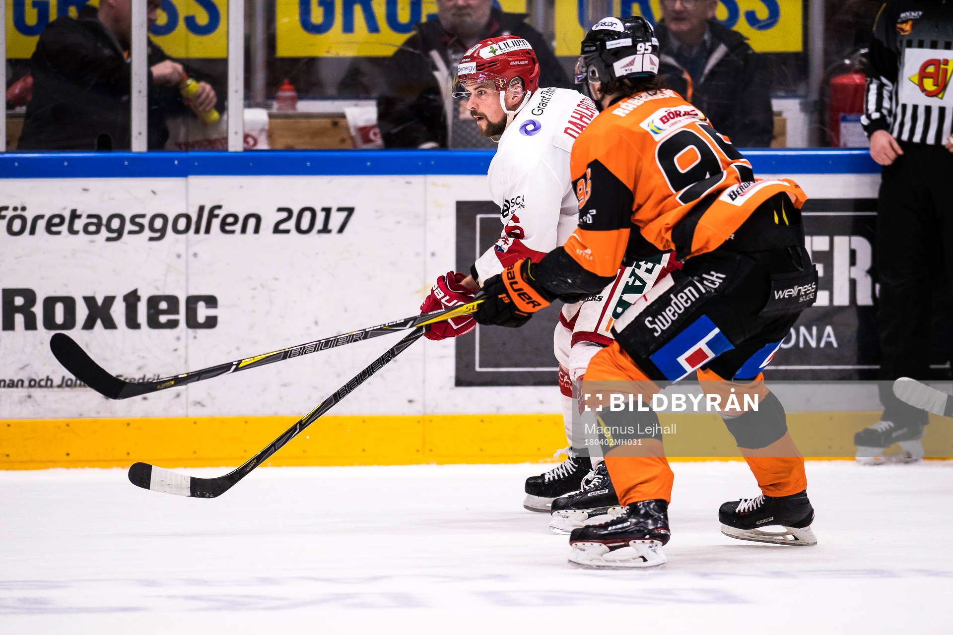 Timrås Jesper Dahlroth och Karlskronas Carl Persson