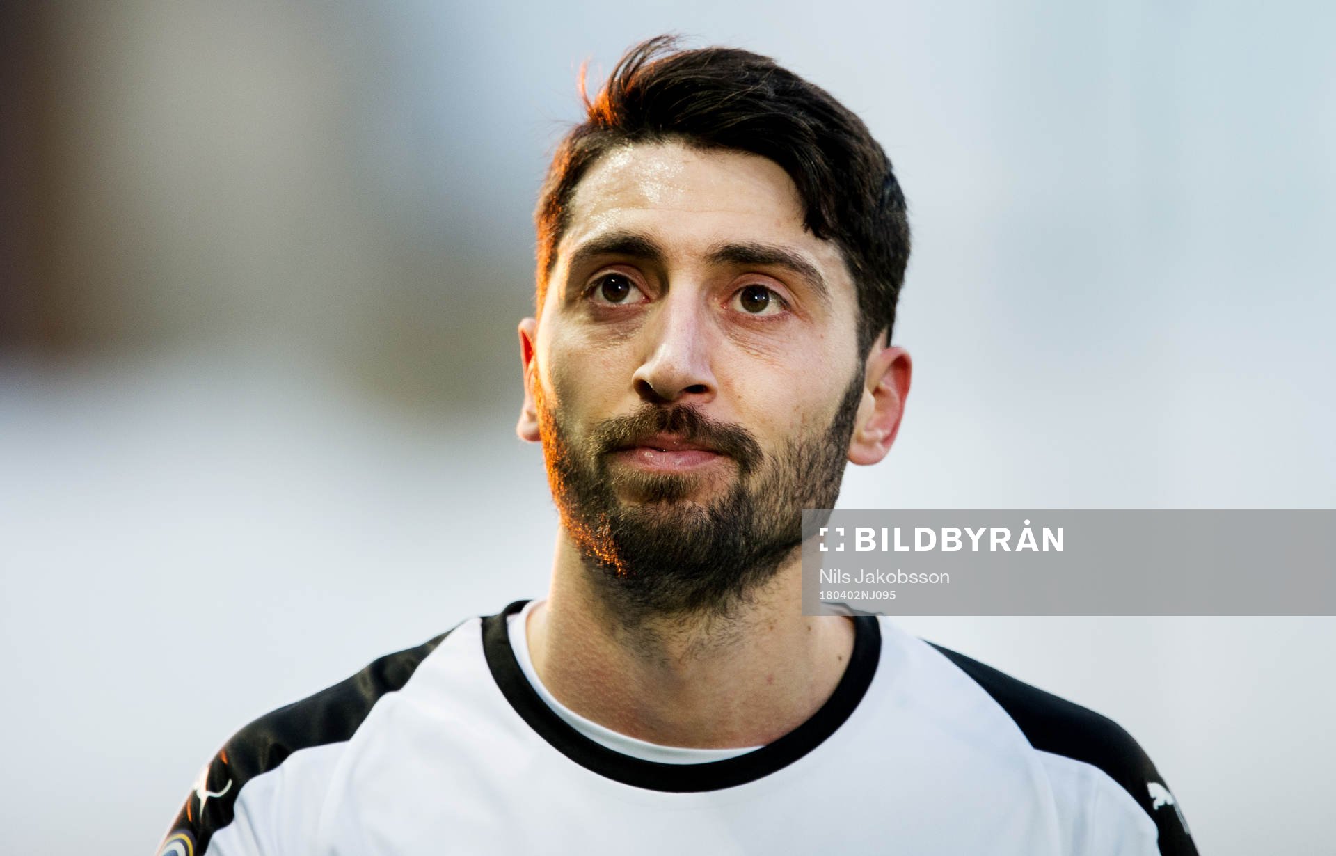 Örebros Nahir Besara under fotbollsmatchen i Allsvenskan mellan GIF Sundsvall och Örebro den 2 april 2018 i Sundsvall.