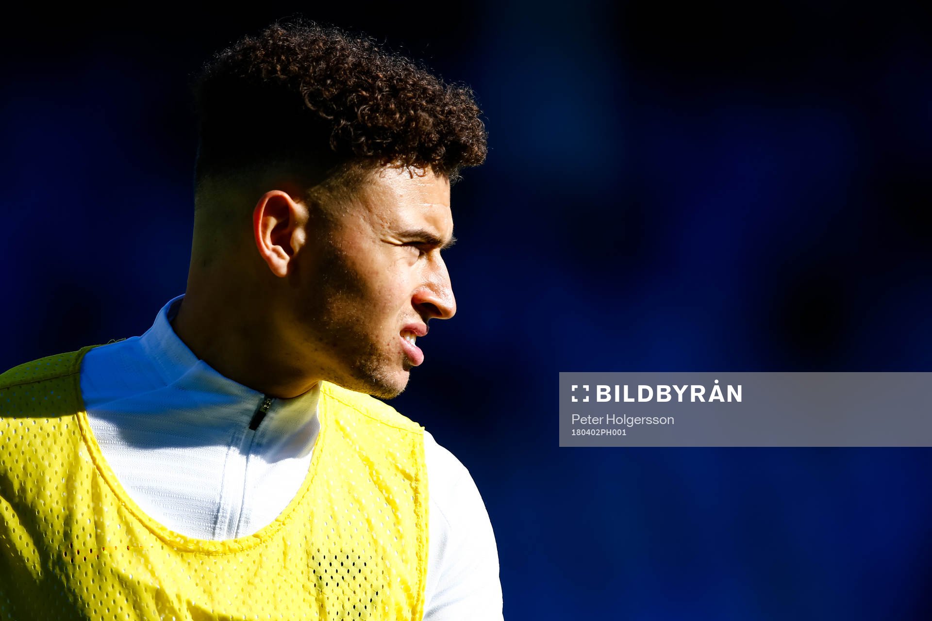 Norrköpings Jordan Larsson före  fotbollsmatchen i