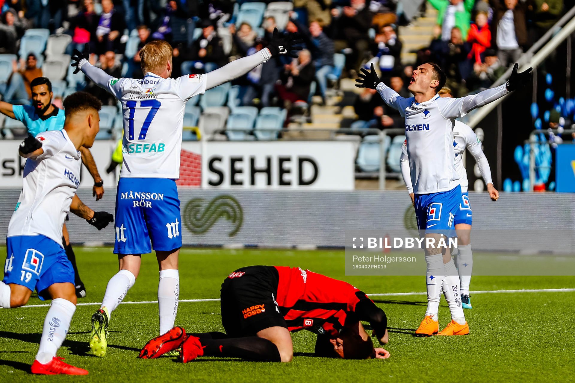 Norrköpings David Moberg Karlsson  jublar