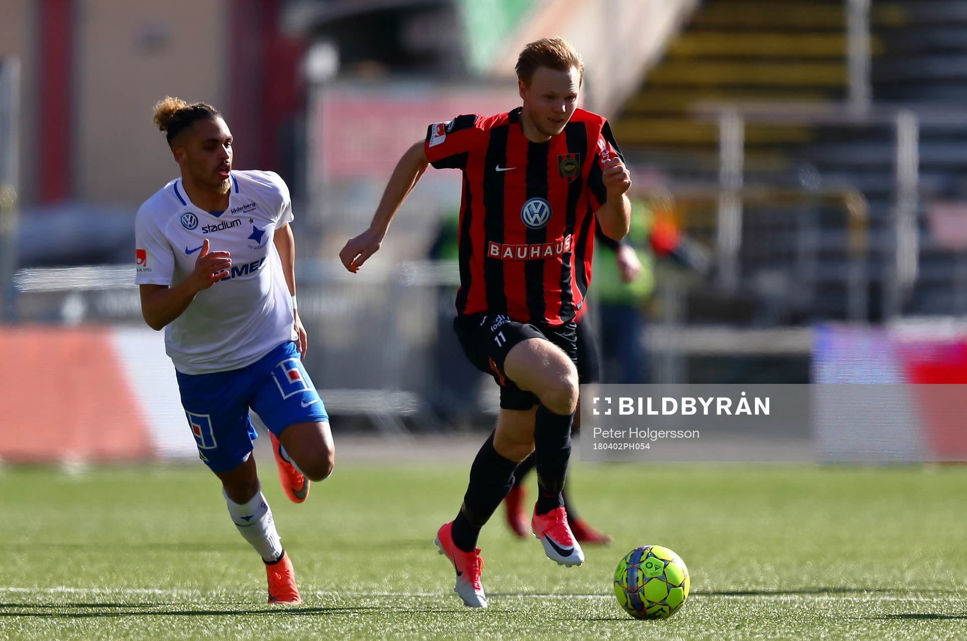 Brommapojkarnas Tim Söderström och Norrköpings Alexander