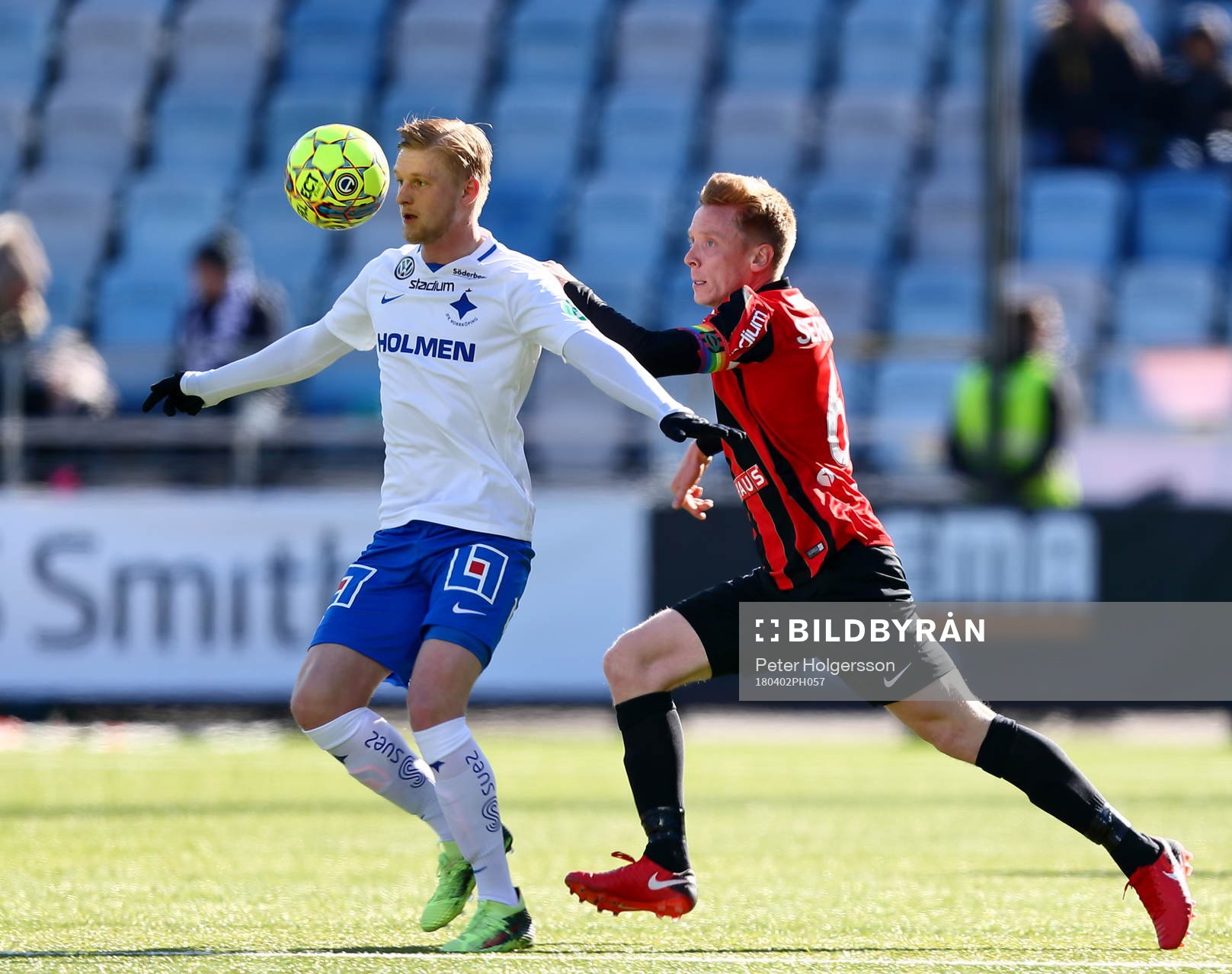 Norrköpings Kalle Holmberg och Brommapojkarnas Gustav
