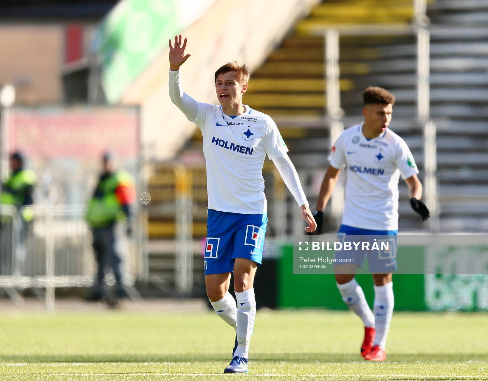 Norrköpings Simon Thern och Jordan Larsson