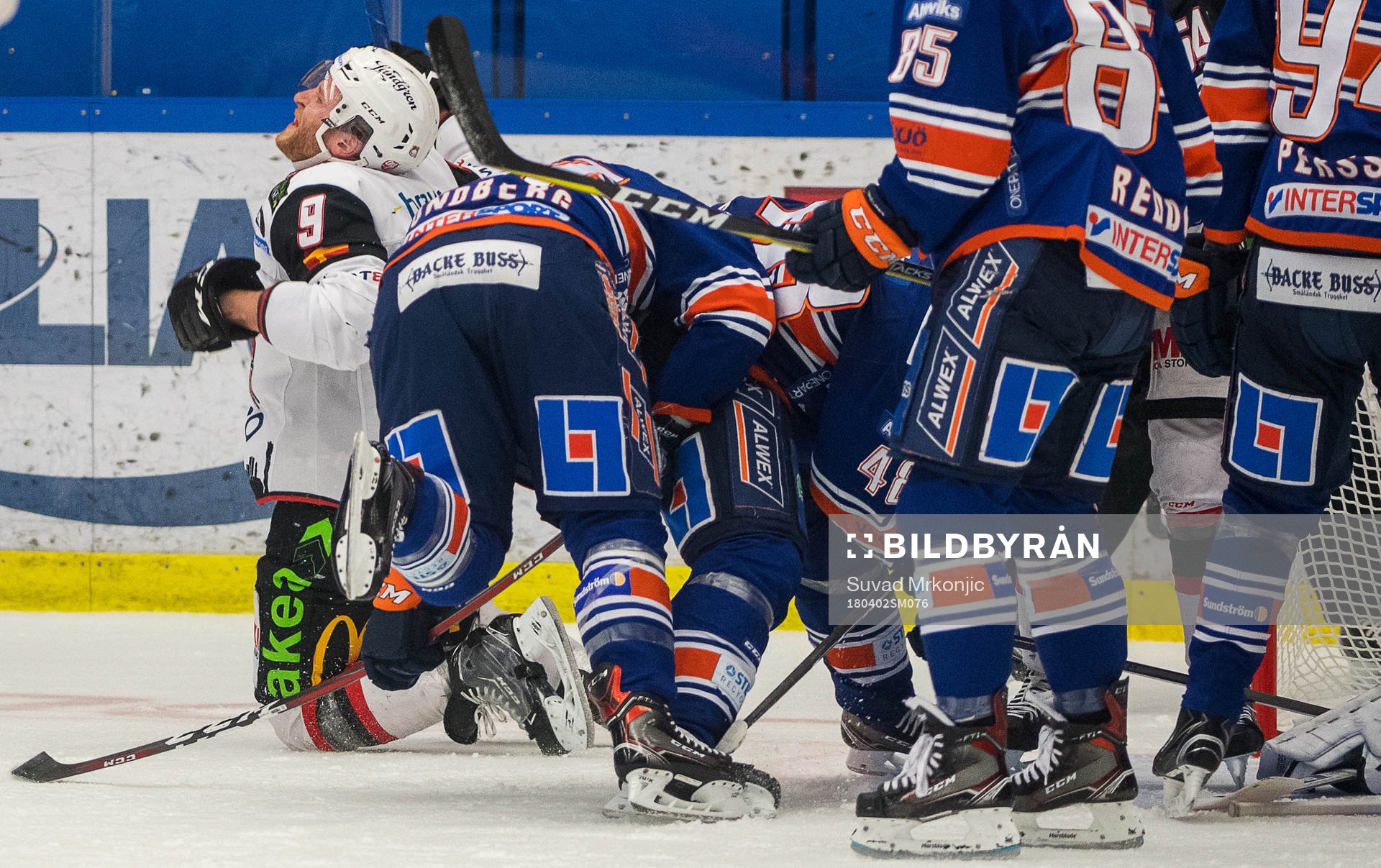 Malmö Redhawks Frederik Storm gör 2-1 målet