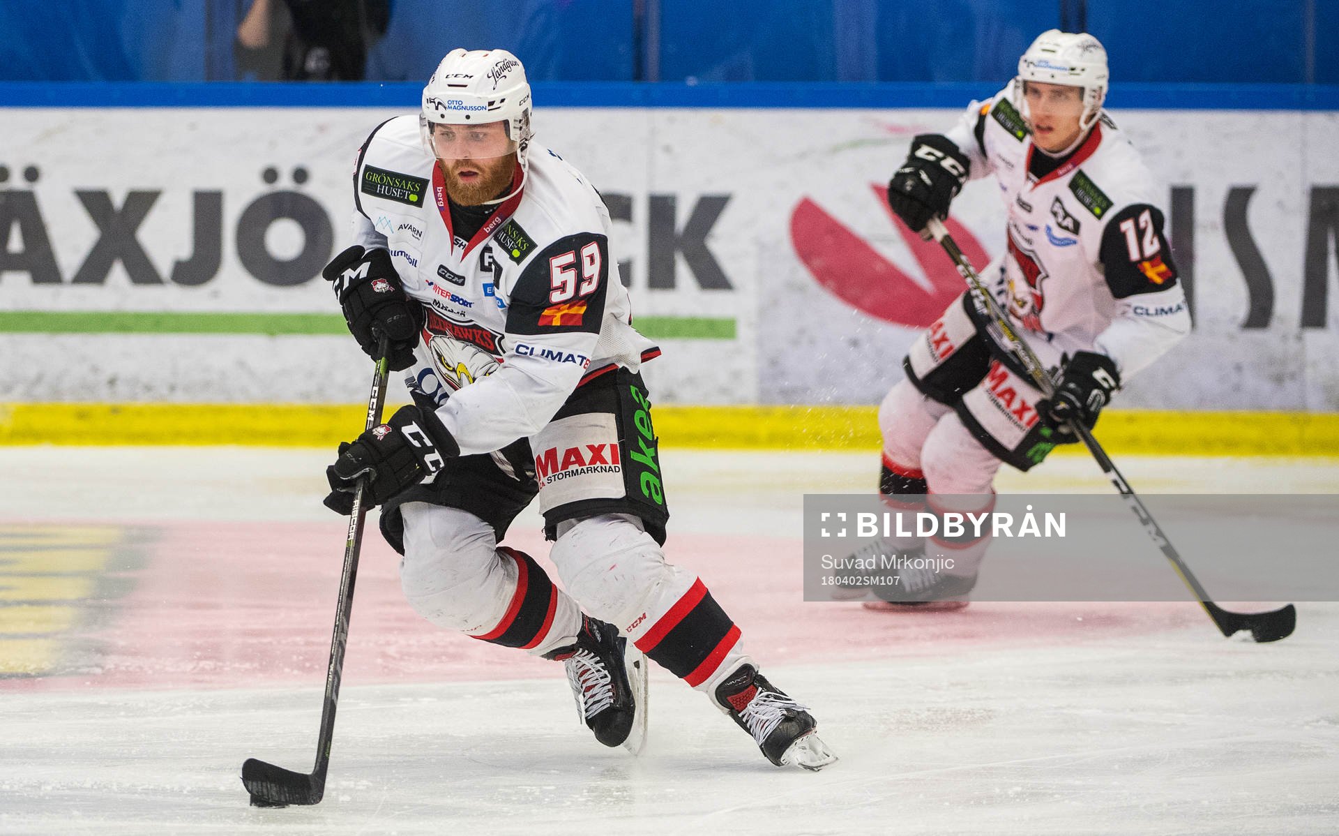 Malmö Redhawks Anton Mylläri och Matias Lassen