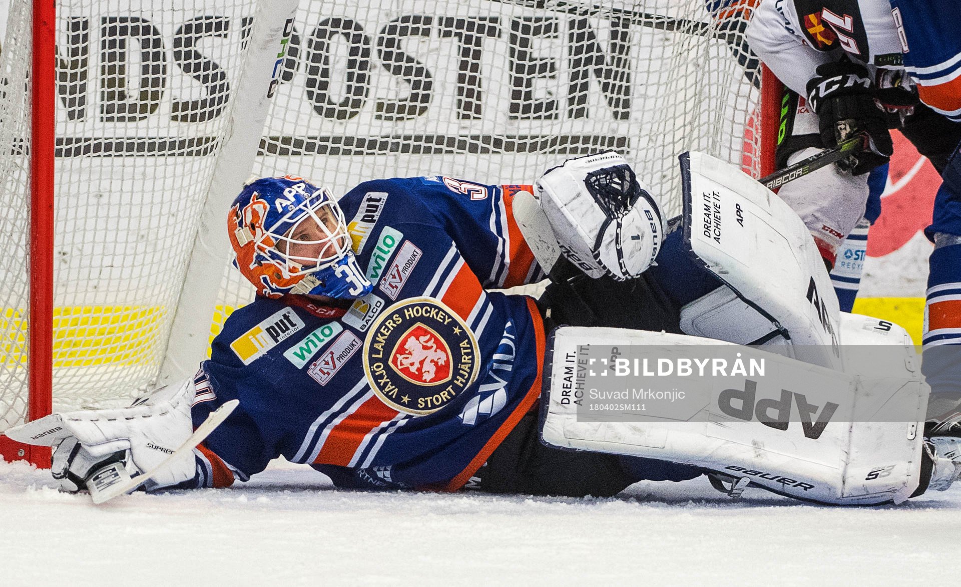 Växjös målvakt Viktor Fasth