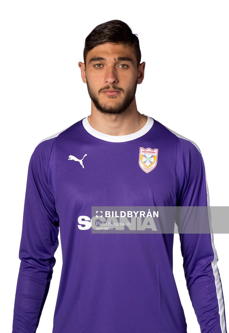 Assyriskas målvakt Elias Hadaya