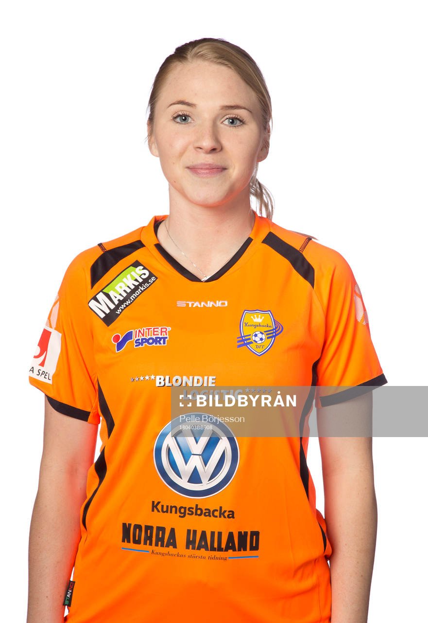 Kungsbackas Moa Jarl poserar för ett porträtt den 3 april 2018 i Kungsbacka.