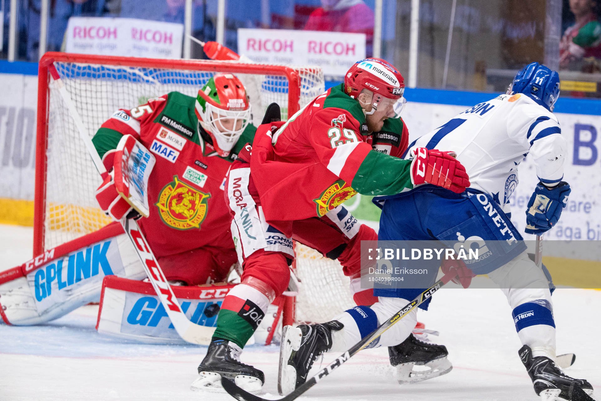 Leksands Martin Karlsson och Moras Marcus Fagerudd och