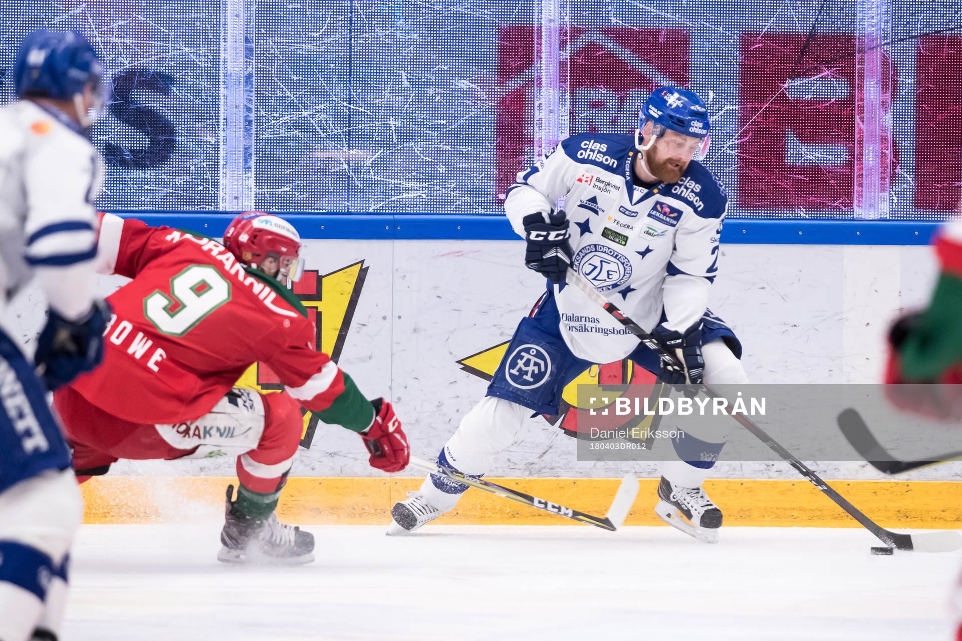 Leksands Mattias Ritola och Moras Andrew Rowe  i
