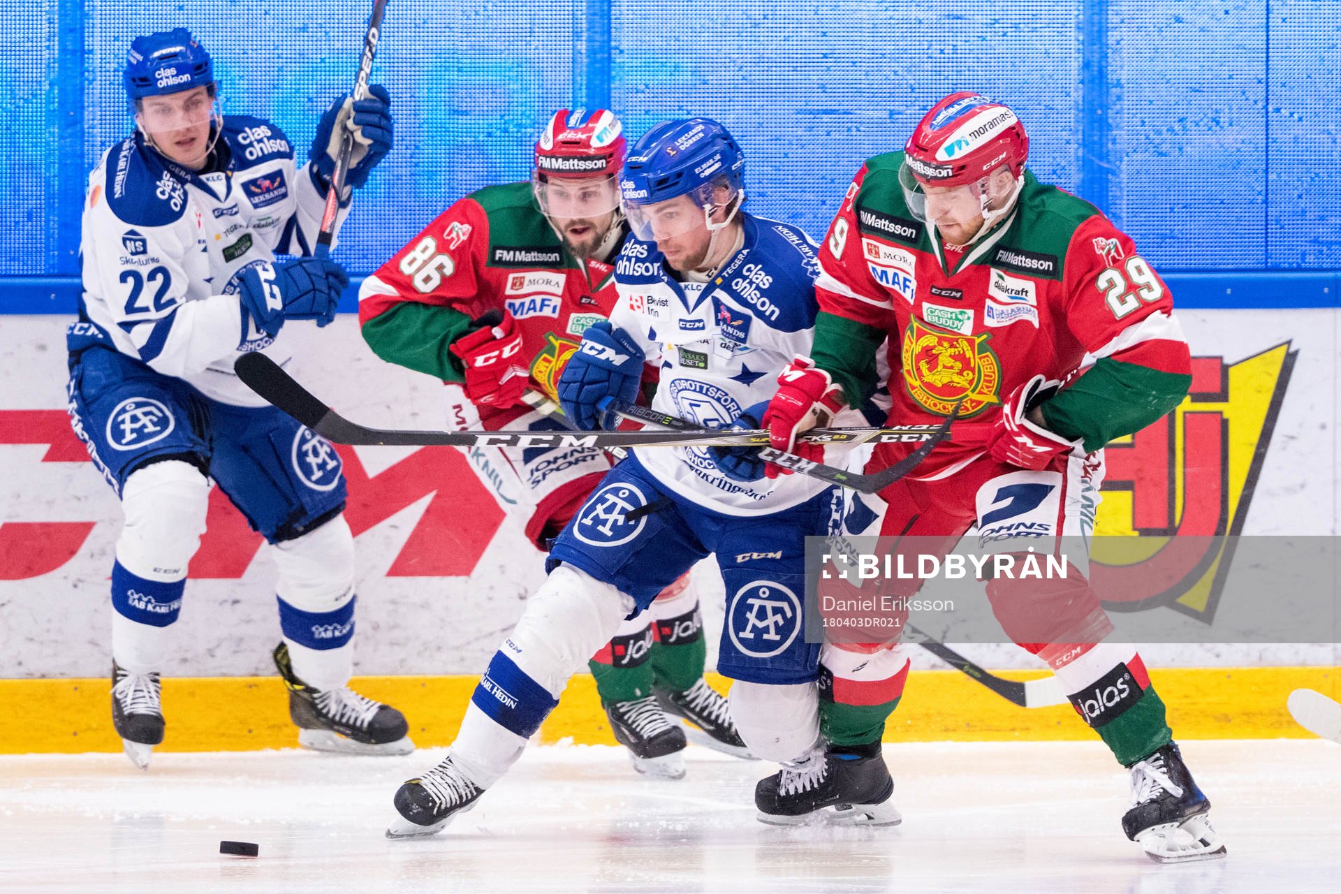 Leksands Oskar Lang och Moras Marcus Fagerudd