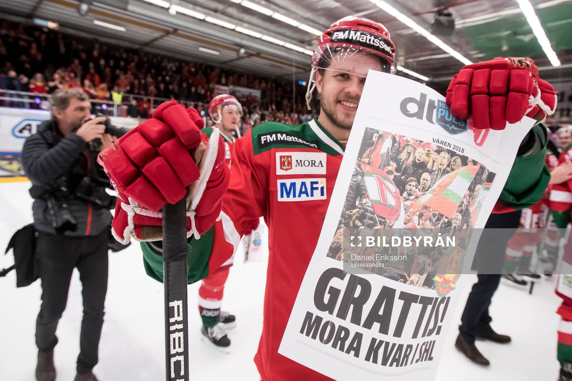 Moras Jacob Nilsson jublar