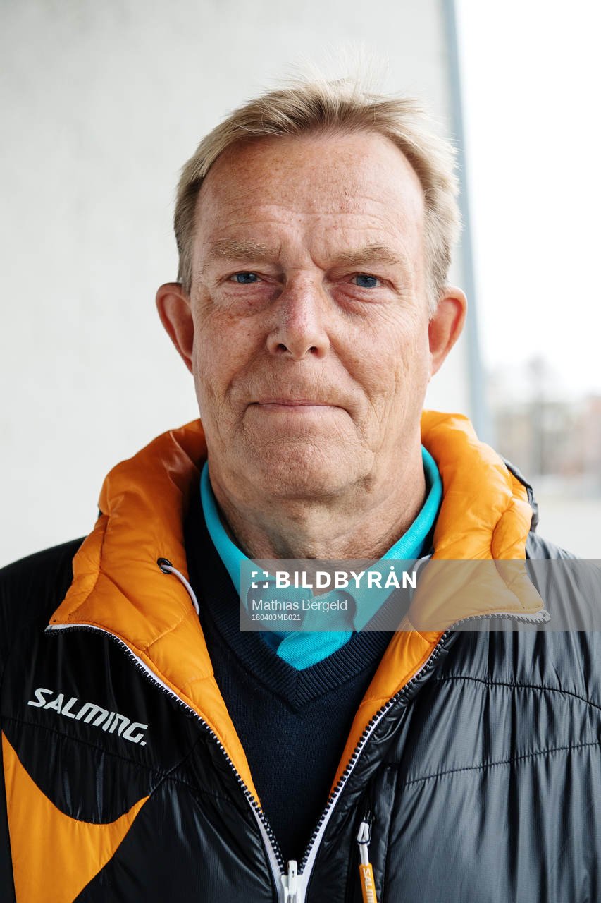 Göteborg Kopparbergs sportchef Lasse Svensson poserar för ett porträtt under en presskonferens den 3 april 2018 i Göteborg.