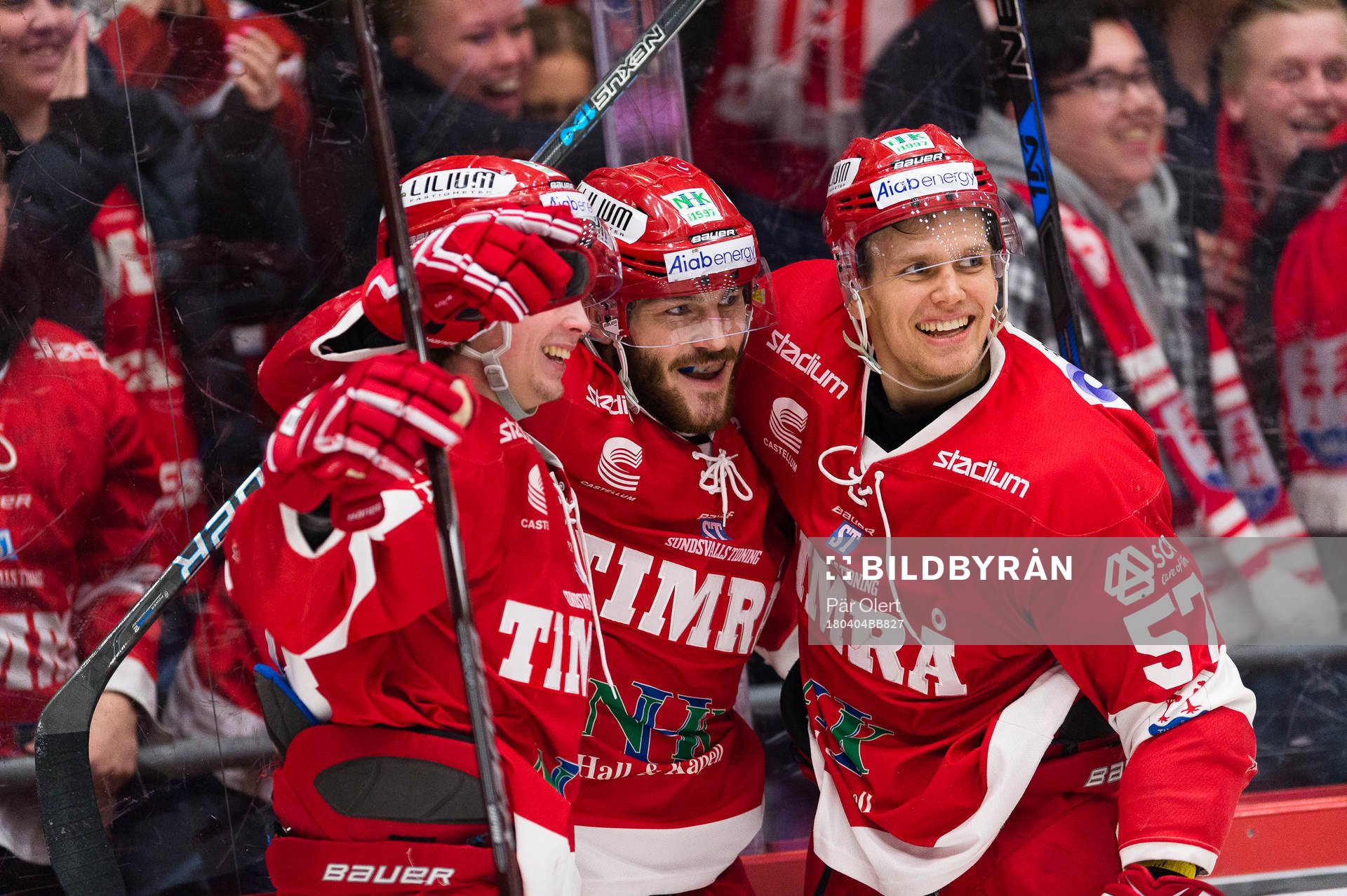 Timrås Johan Persson, Jonathan Dahlen och Anton Wedin