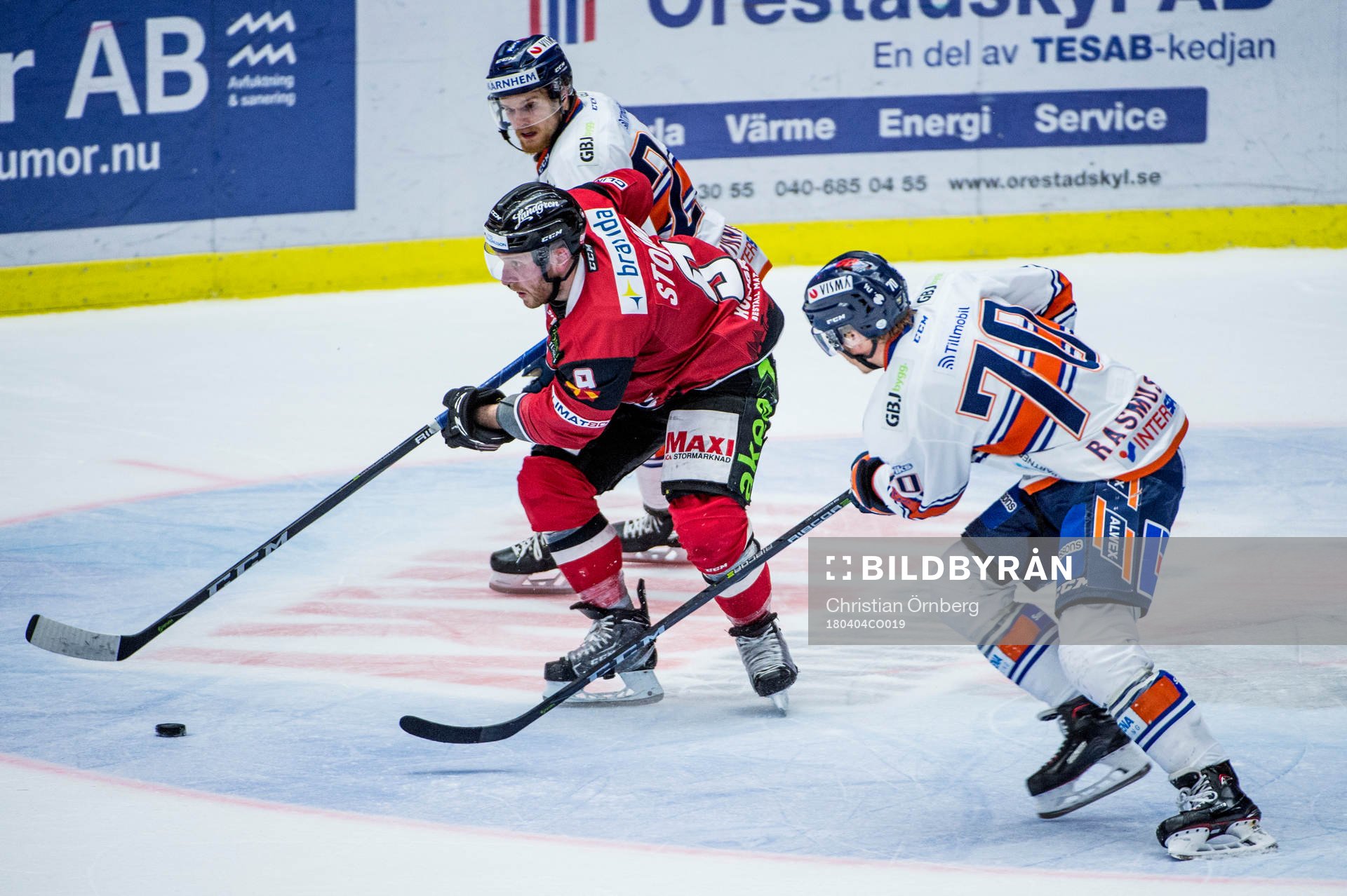 Malmö Redhawks Frederik Storm mot Växjös Brendan