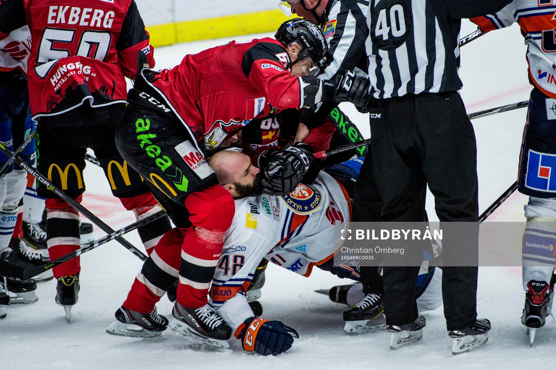 Malmö Redhawks Fredrik Händemark i bråk med Växjös