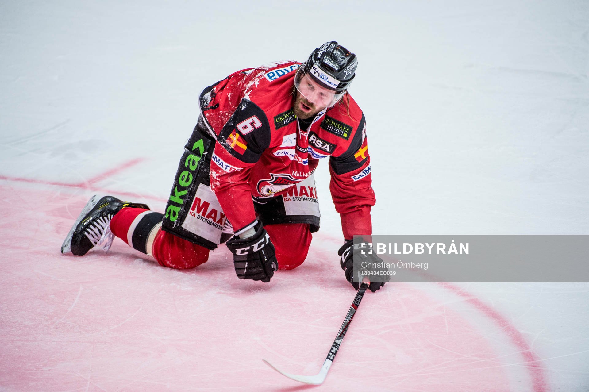 Malmö Redhawks Stefan Warg deppar