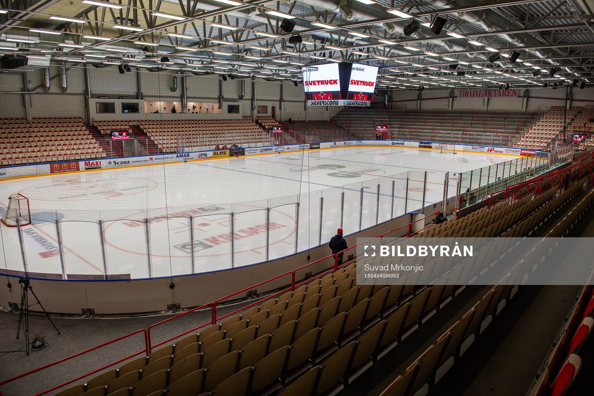 Interiörbild på Ljungby Arena