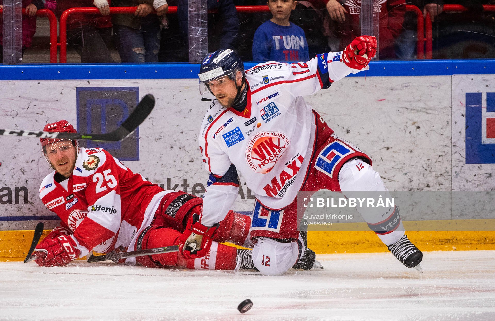 Västerviks Joakim Englund och Trojas Mattias Åkesson