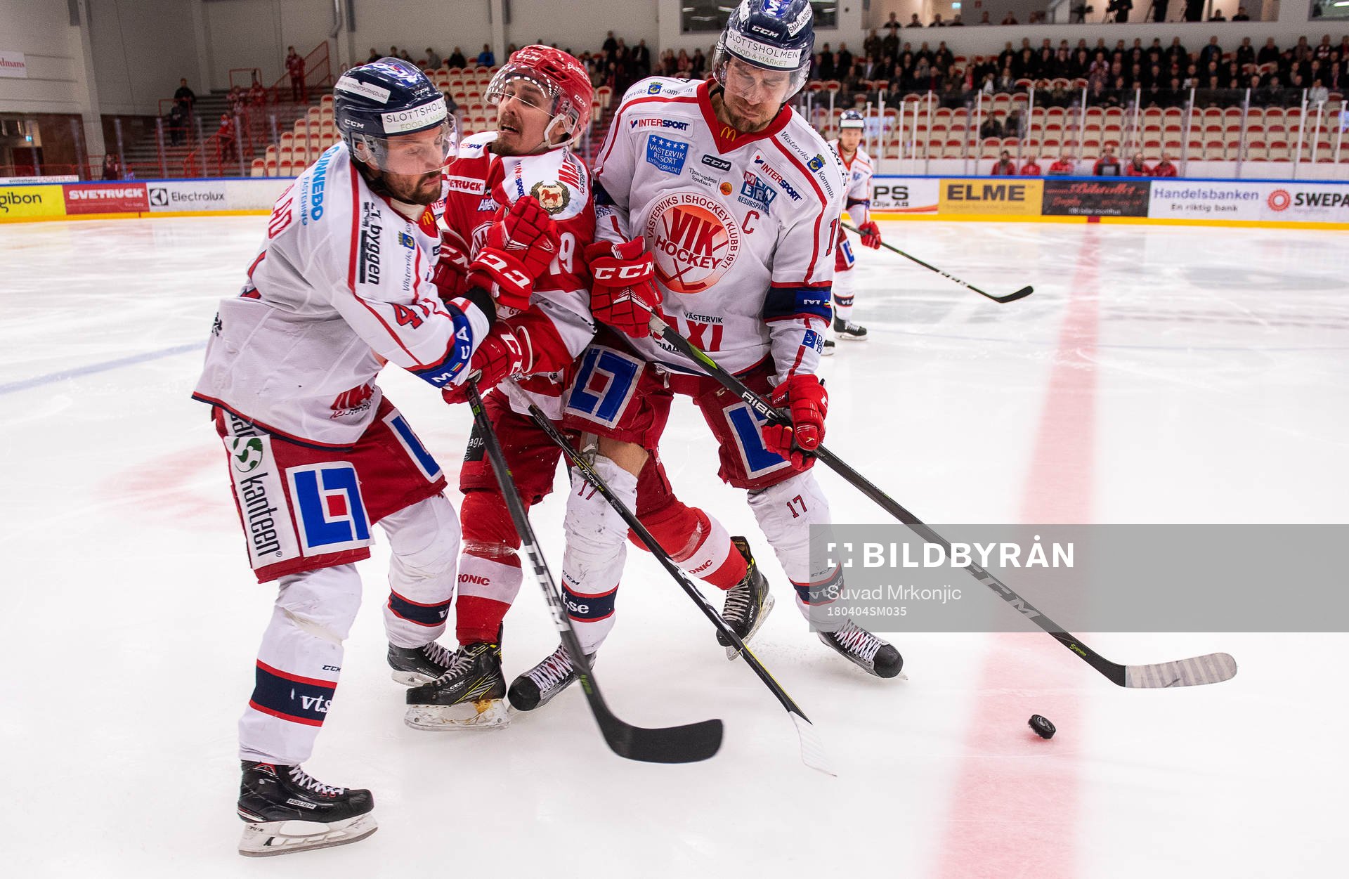 Västerviks Joacim Hedblad och Dan Pettersson samt Trojas