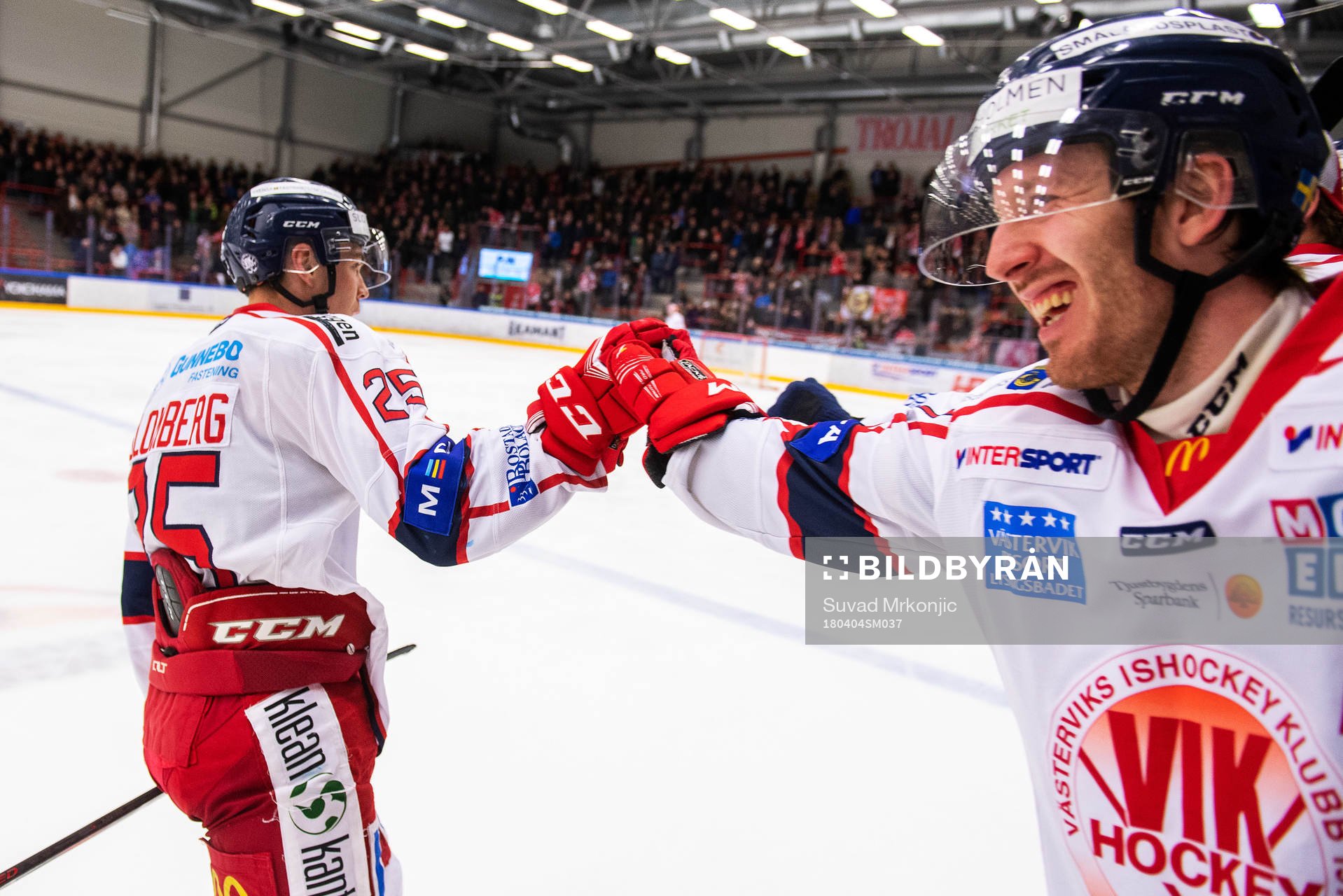 Västerviks Patrik Blomberg jublar
