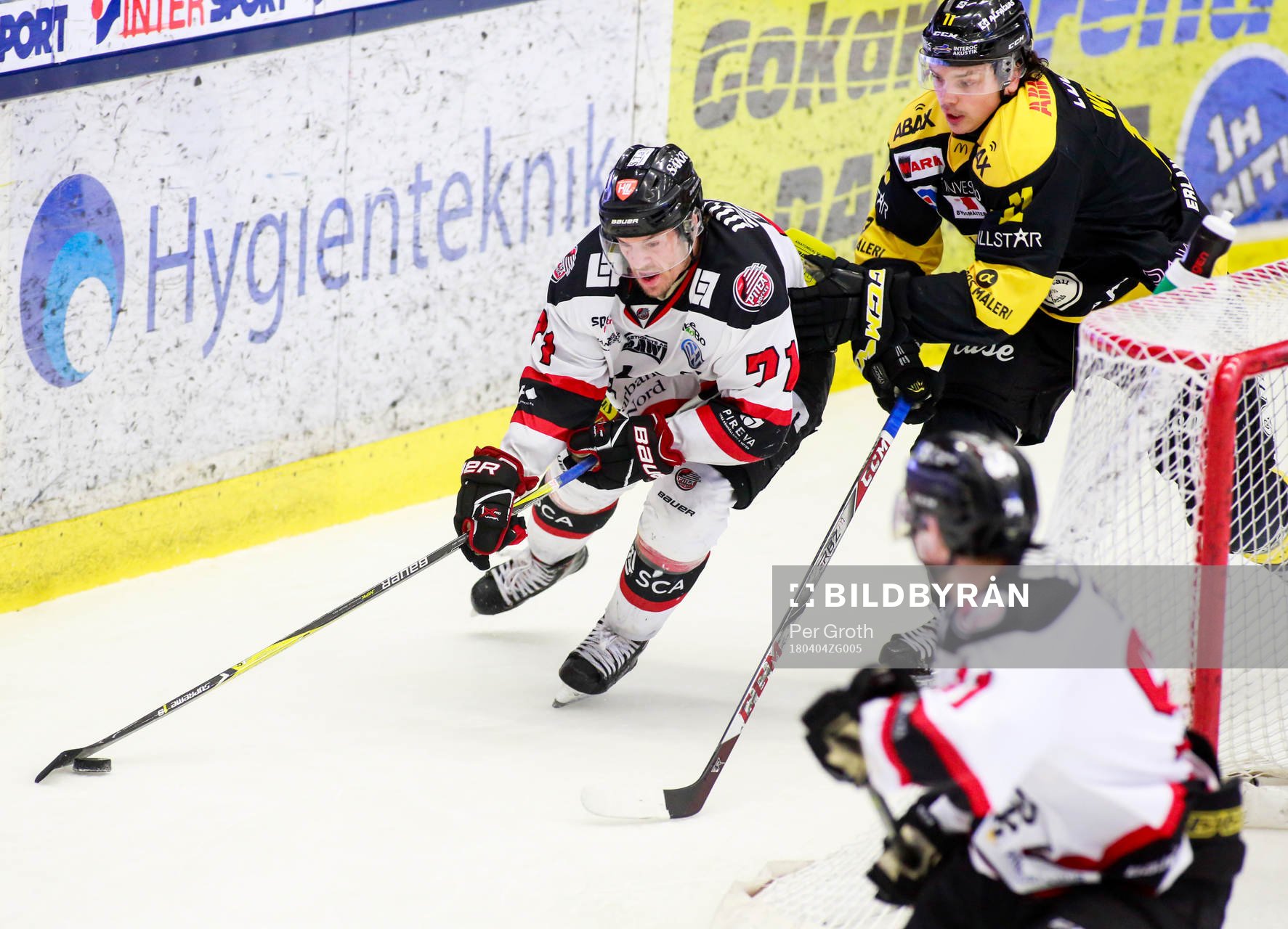 Västerås Kevin Weiskog och Piteås Joakim Högberg
