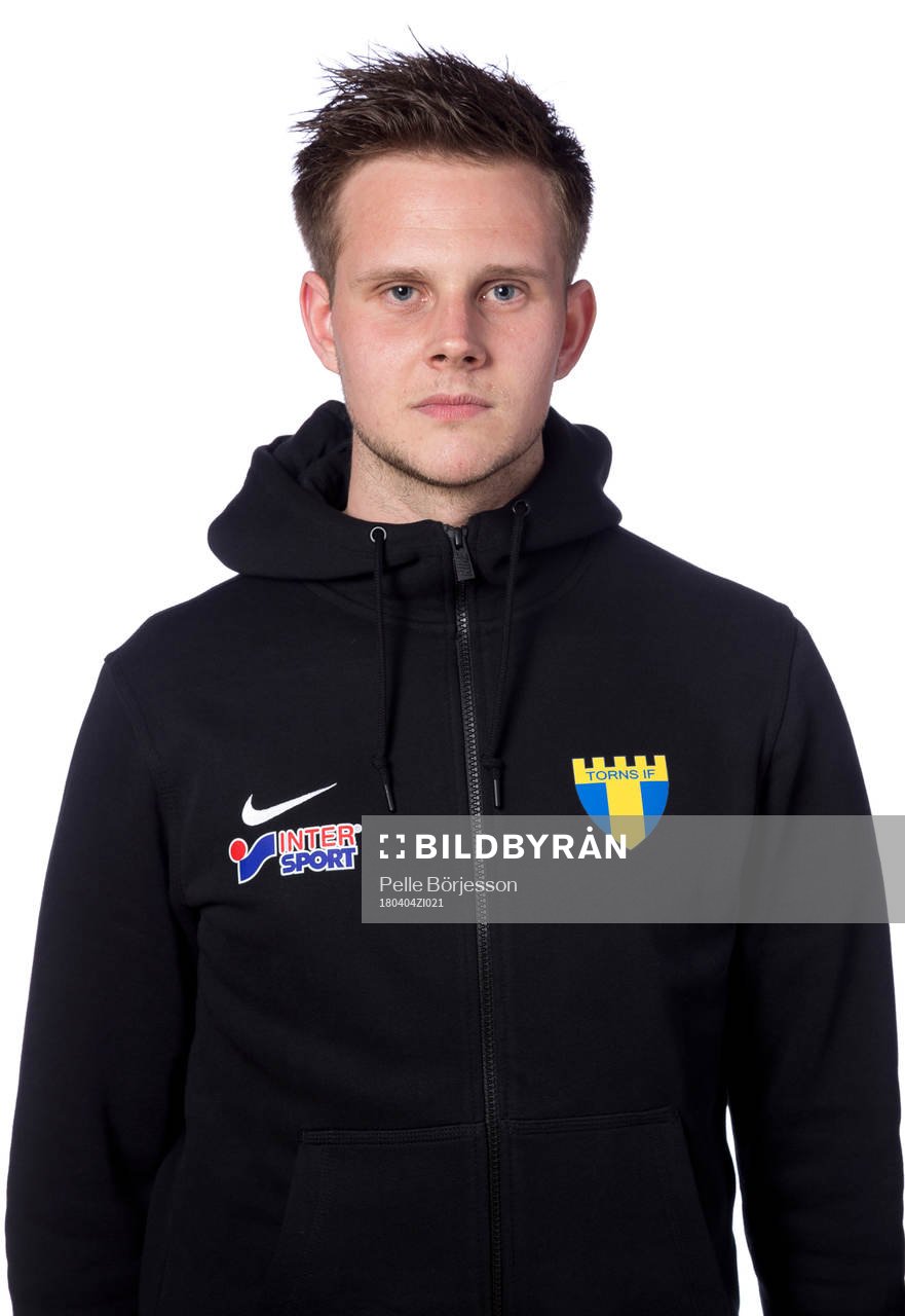 Torns assisterande tränare Robin Lindroos poserar för ett porträtt den 4 april 2018 i Lund.