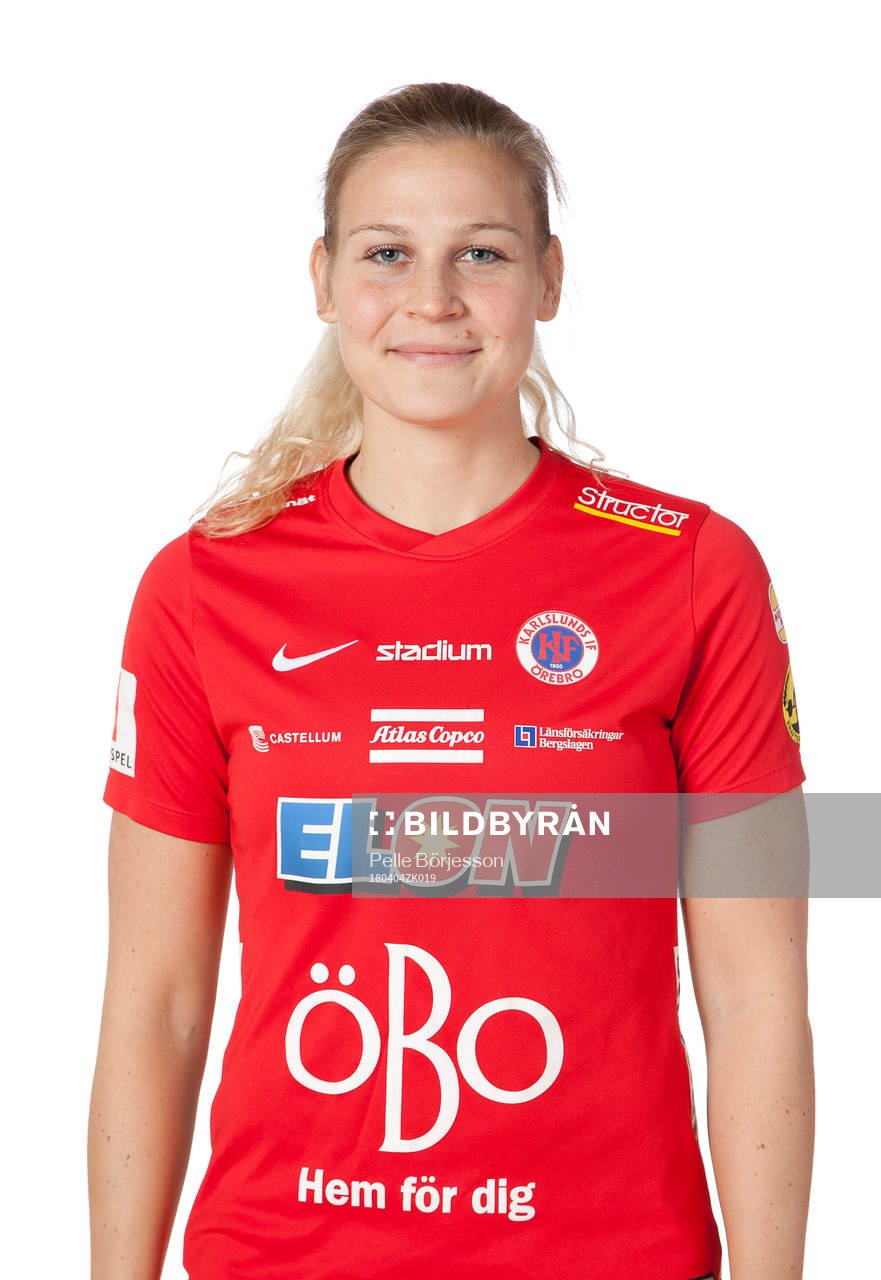 KIF Örebros Frida Svensson poserar för ett porträtt den 4 april 2018 i Örebro.