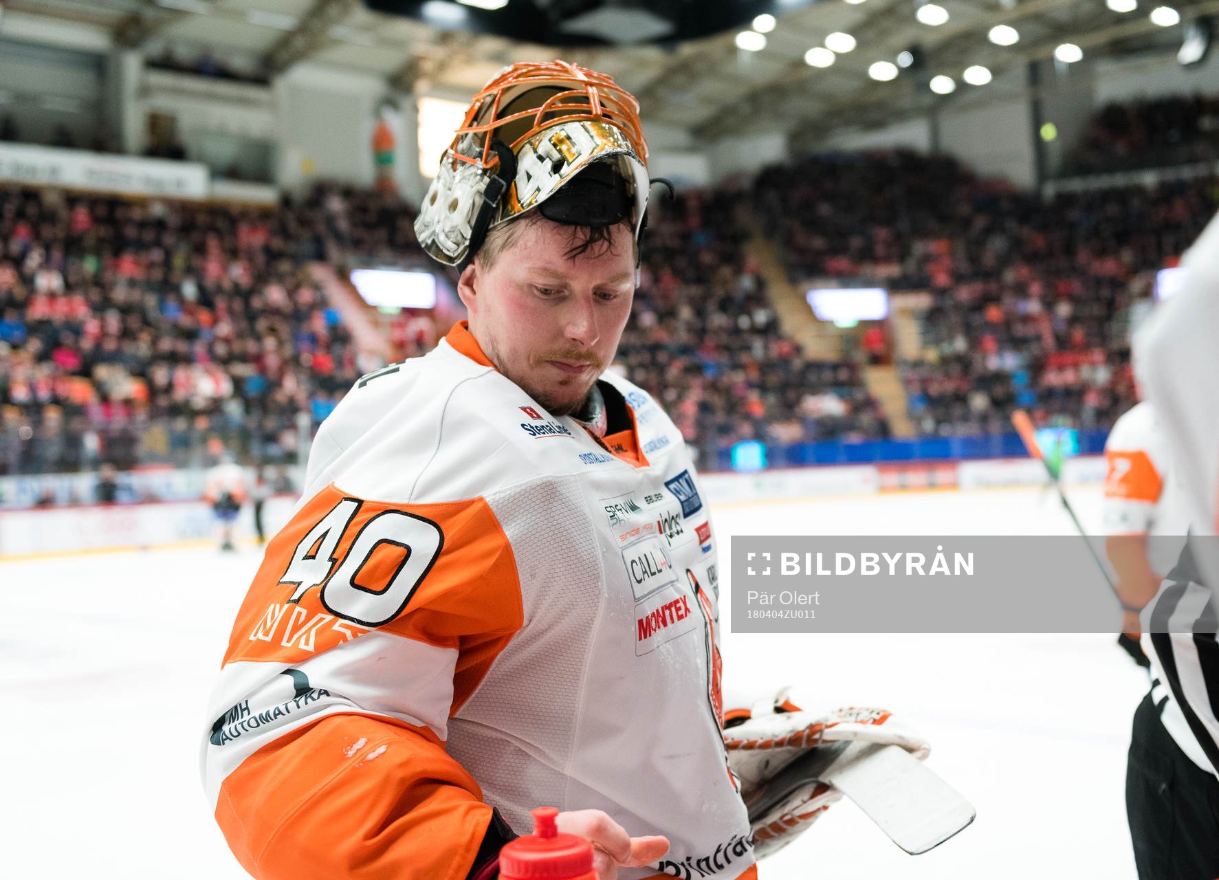 Karlskronas målvakt Johan Holmqvist
