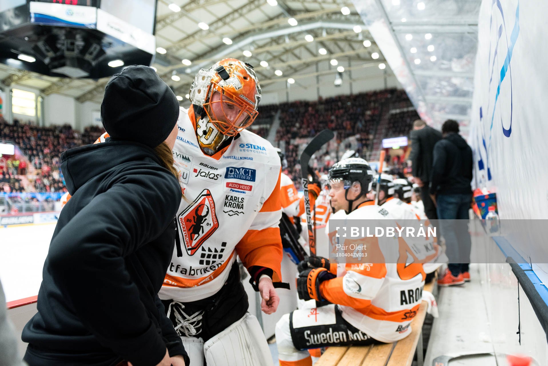Karlskronas målvakt Johan Holmqvist byts ut pga skada