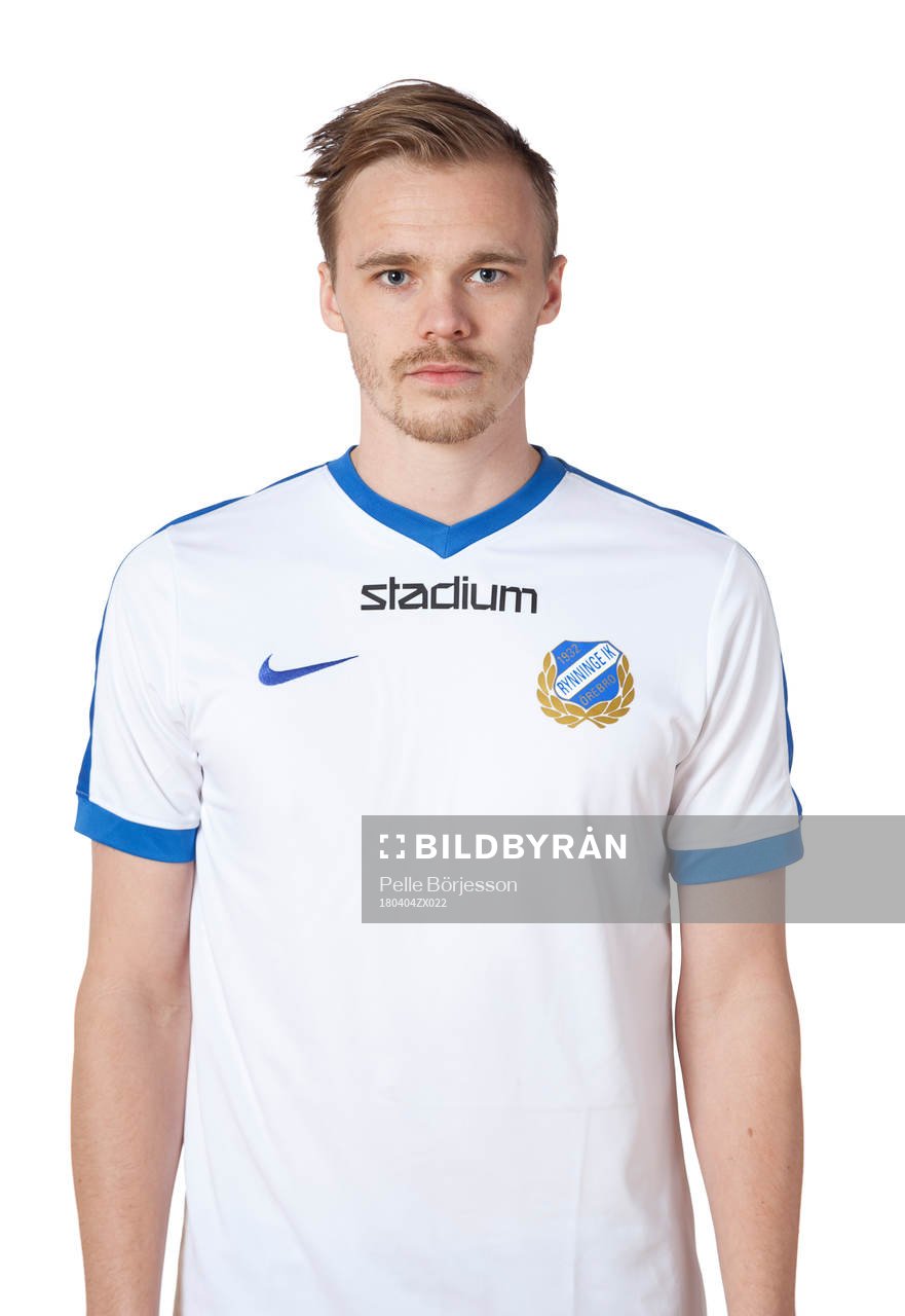 Rynninges Mattias Floren poserar för ett porträtt den 4 april 2018 i Örebro.