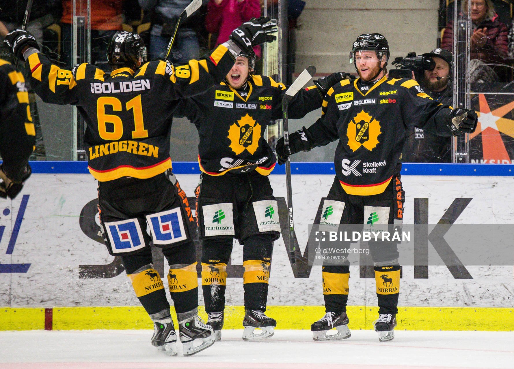 Skellefteås Sebastian Ohlsson (th), Andreas Wingerli