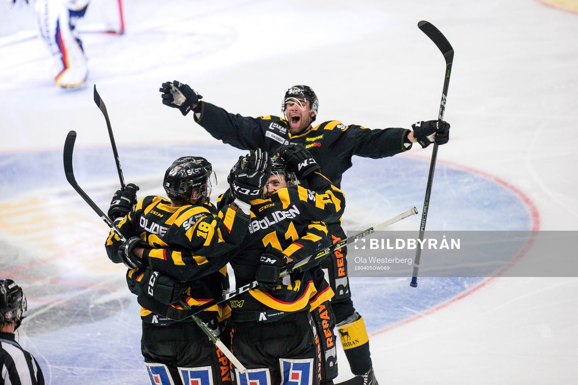 Skellefteås Henrik Hetta gör 2-0 på Djurgårdens