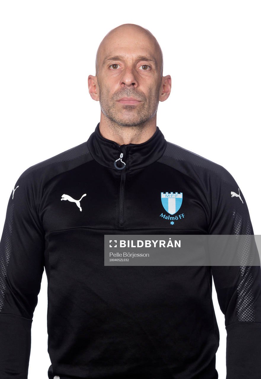 Malmö FFs styrkeinstruktörmassör Greger Andrijevski
