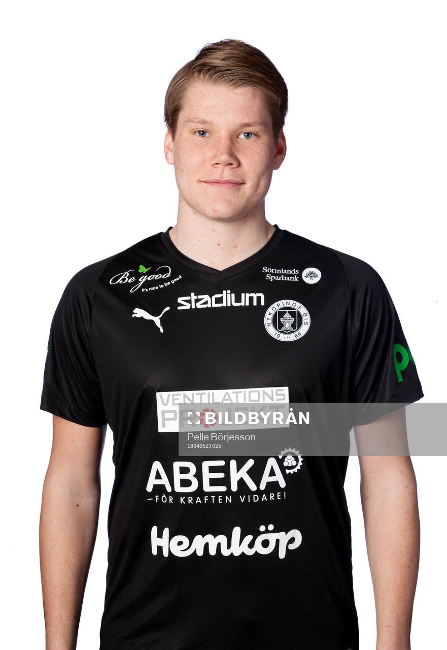 Nyköpings målvakt Gustaf Halvardson