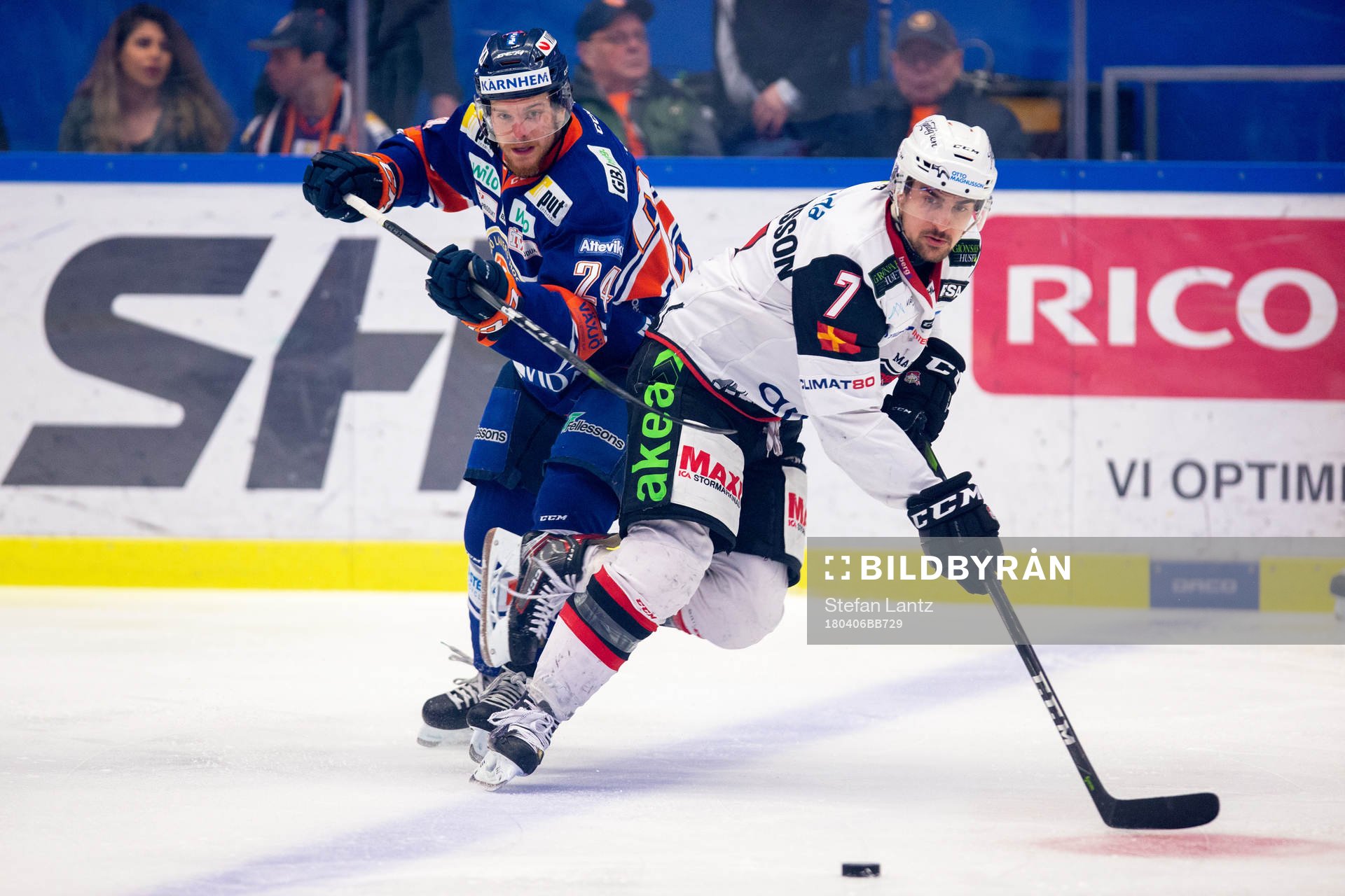Växjös Brendan Shinnimin och Malmö Redhawks Nils