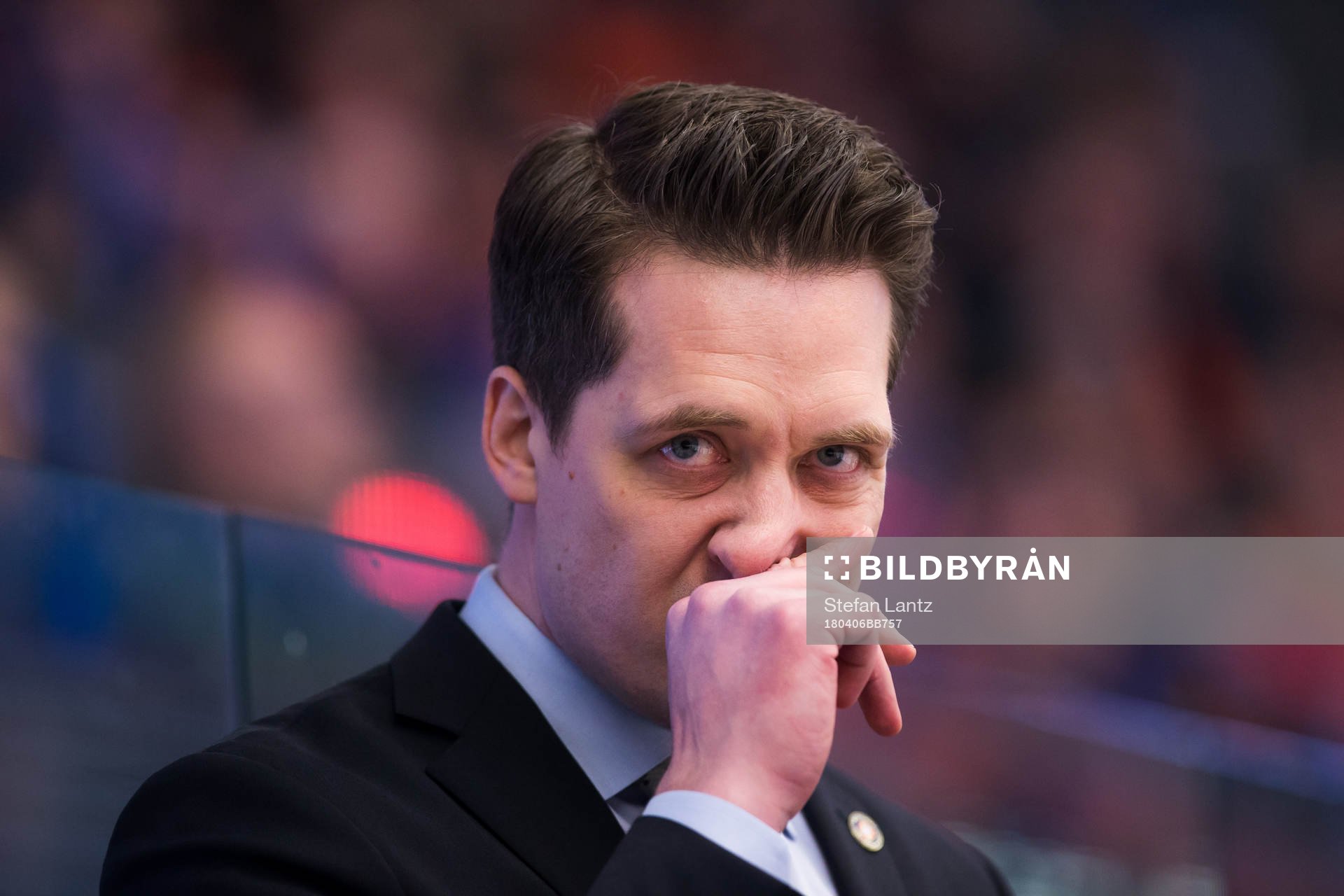 Växjös tränare Sam Hallam
