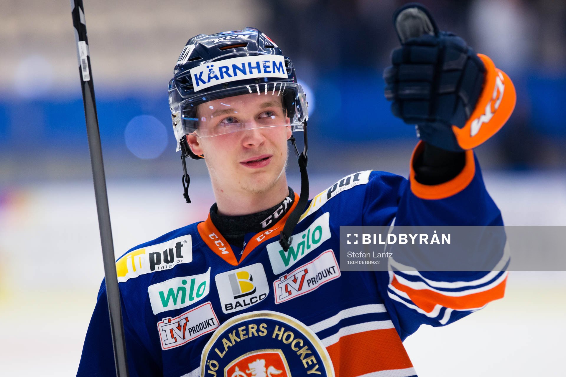 Växjös Elias Pettersson jublar