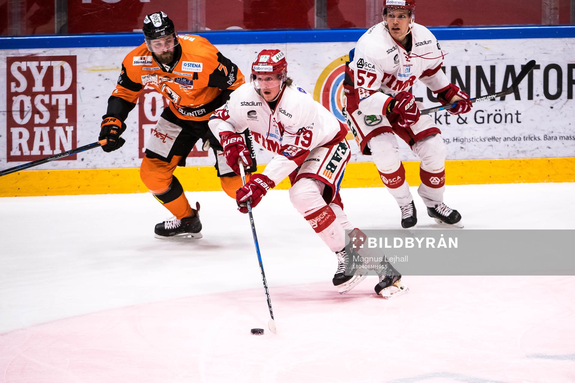 Timrås Erik Karlsson  och Karlskronas Joachim Rohdin