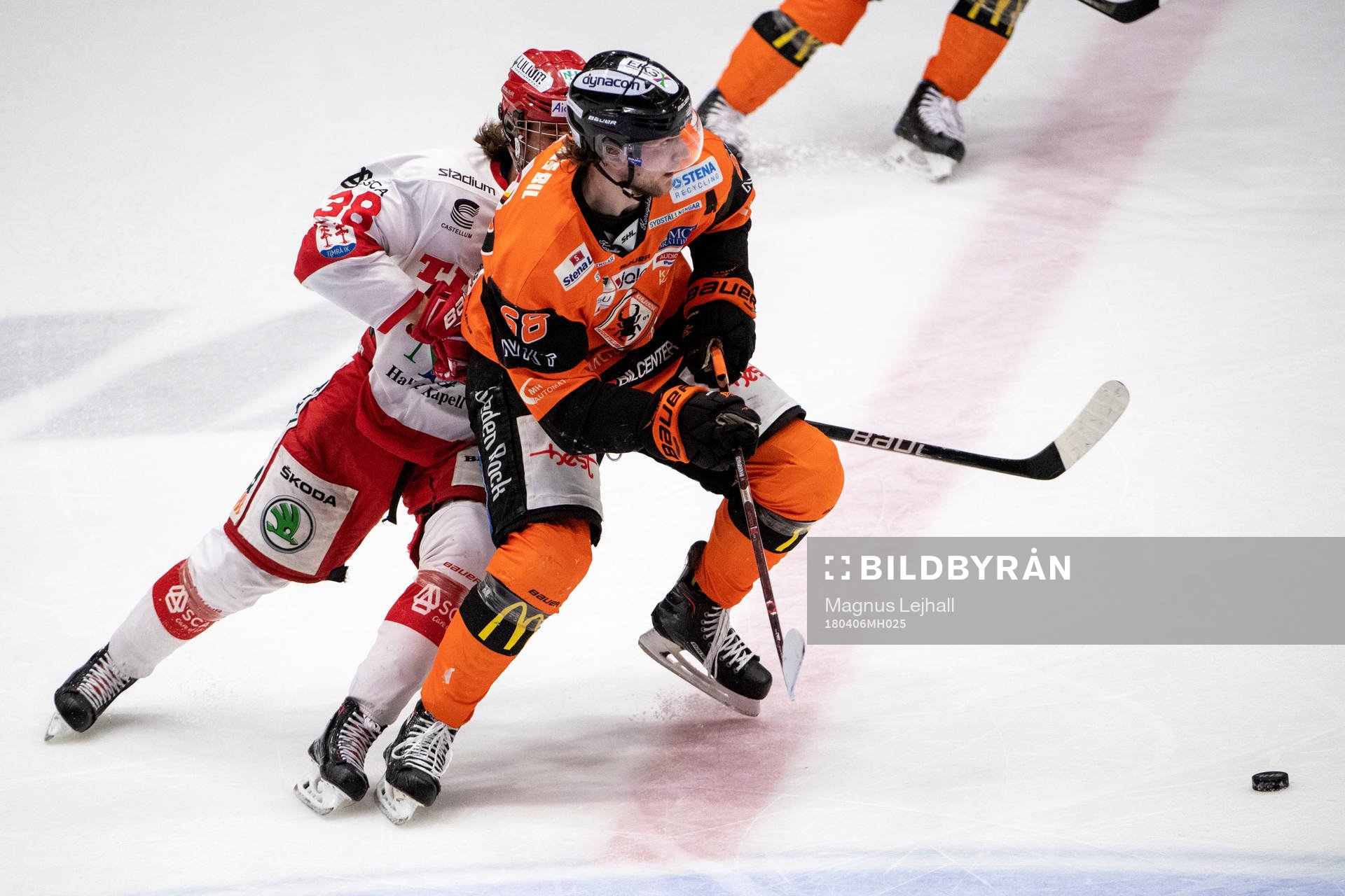 Timrås Jacob Olofsson och Karlskronas Daniel Gunnarsson