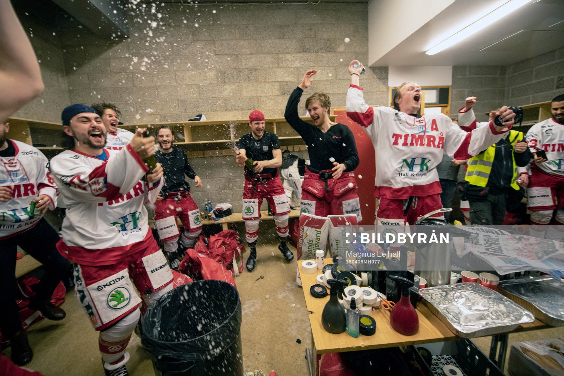 Timrå jublar i omklädningsrummet