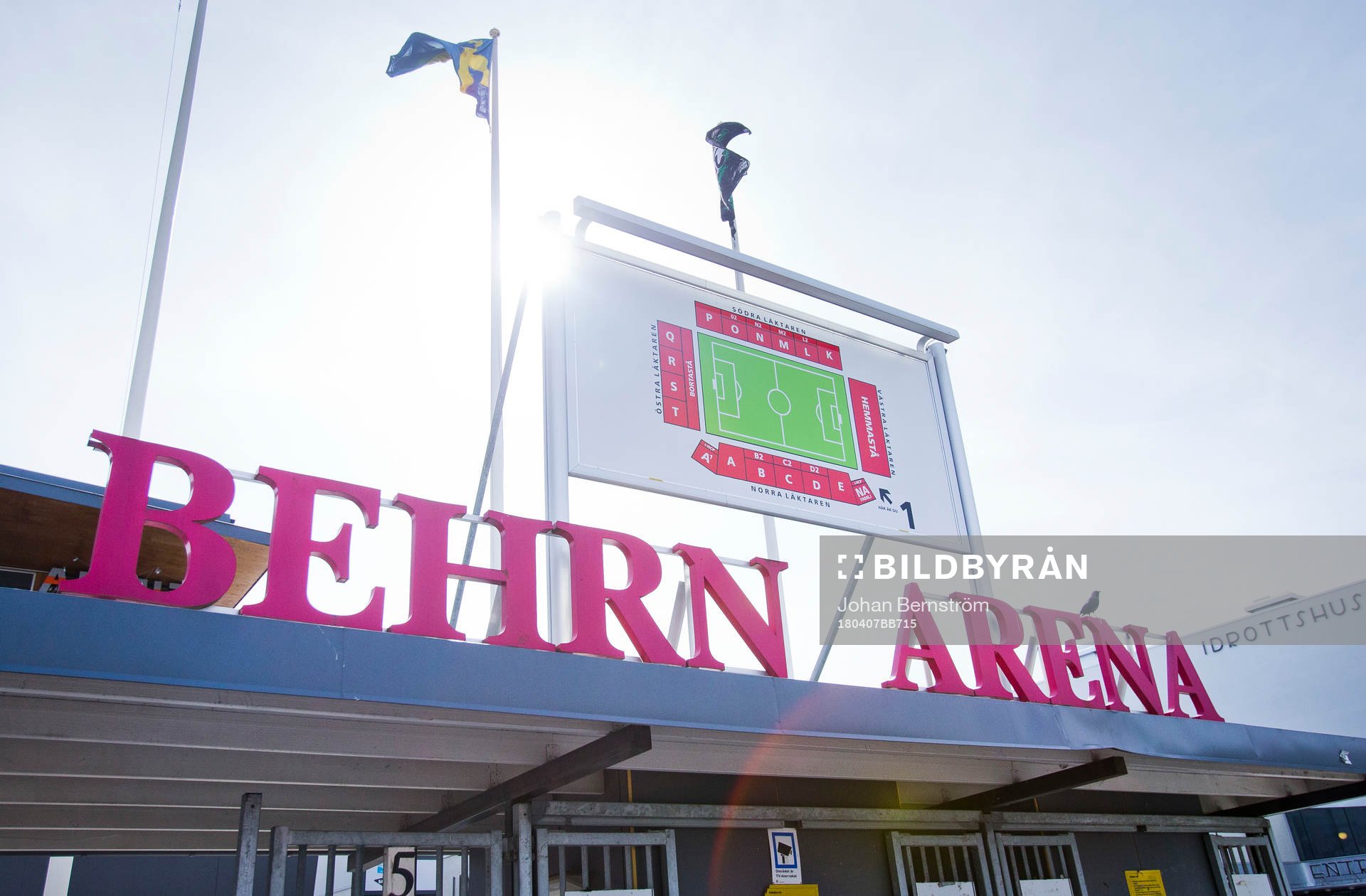 Entrén till Behrn Arena