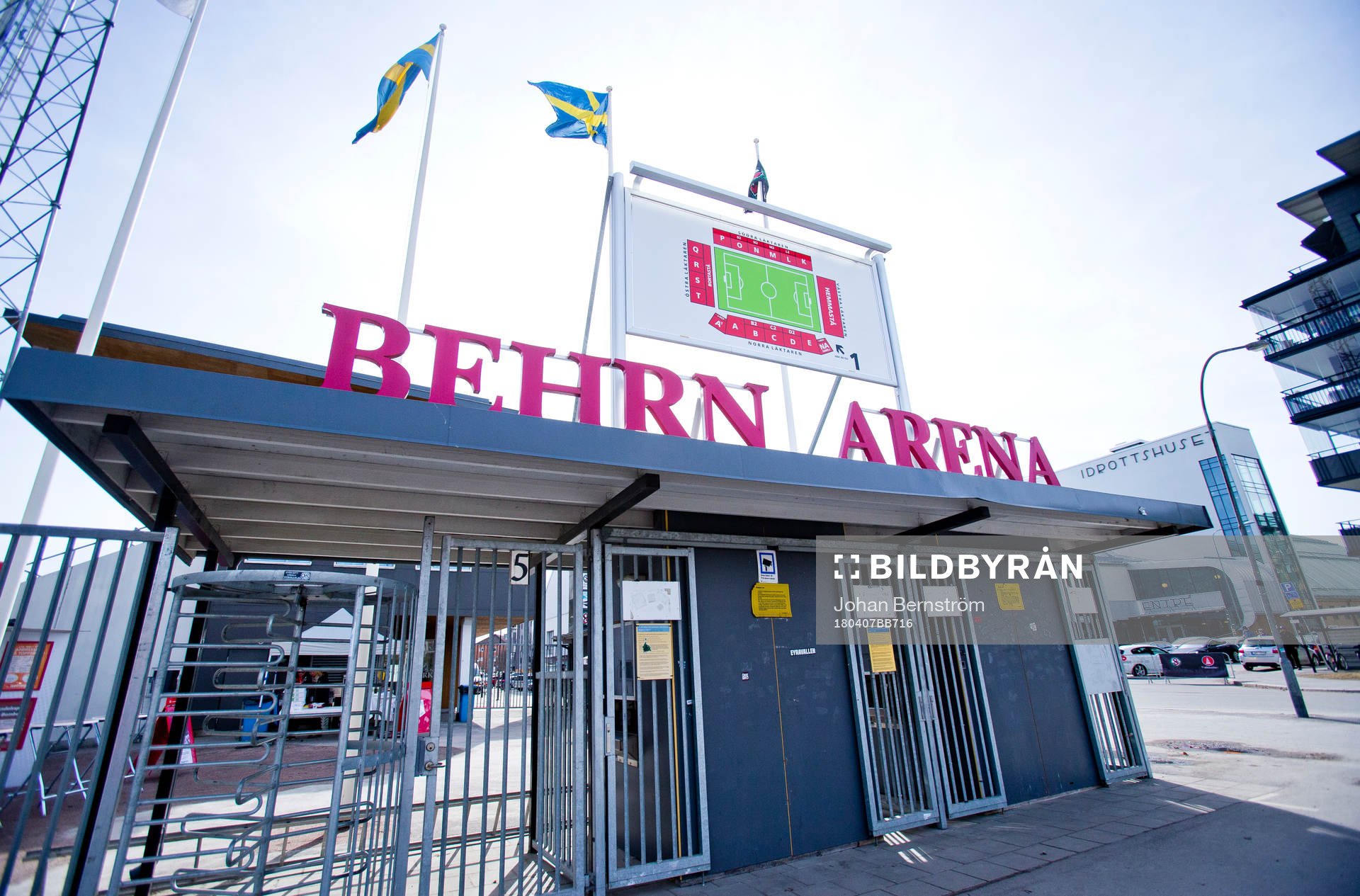 Entrén till Behrn Arena