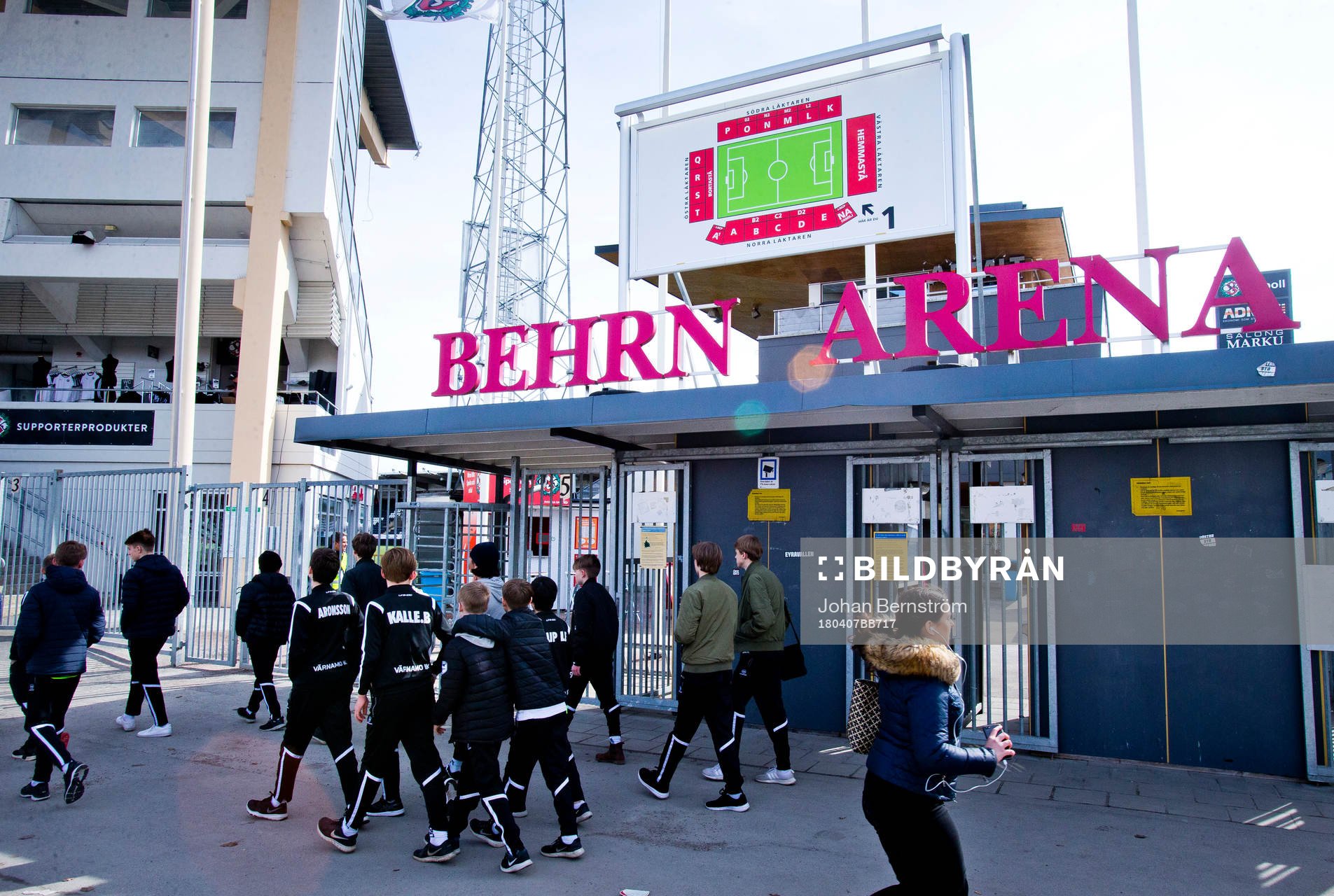 Entrén till Behrn Arena