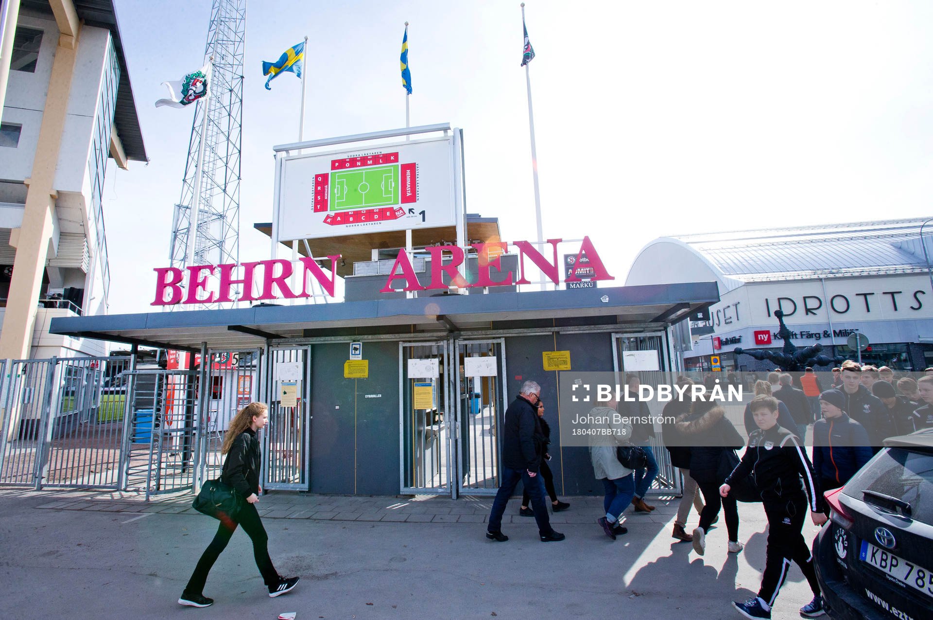 Entrén till Behrn Arena