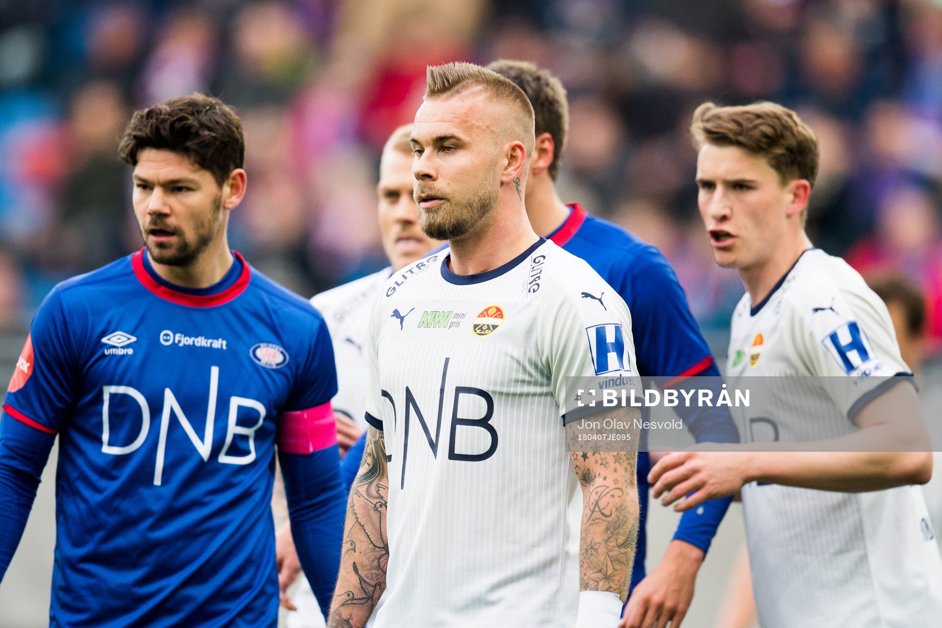 Daniel Fredheim Holm of Vålerenga and Marcus Pedersen of