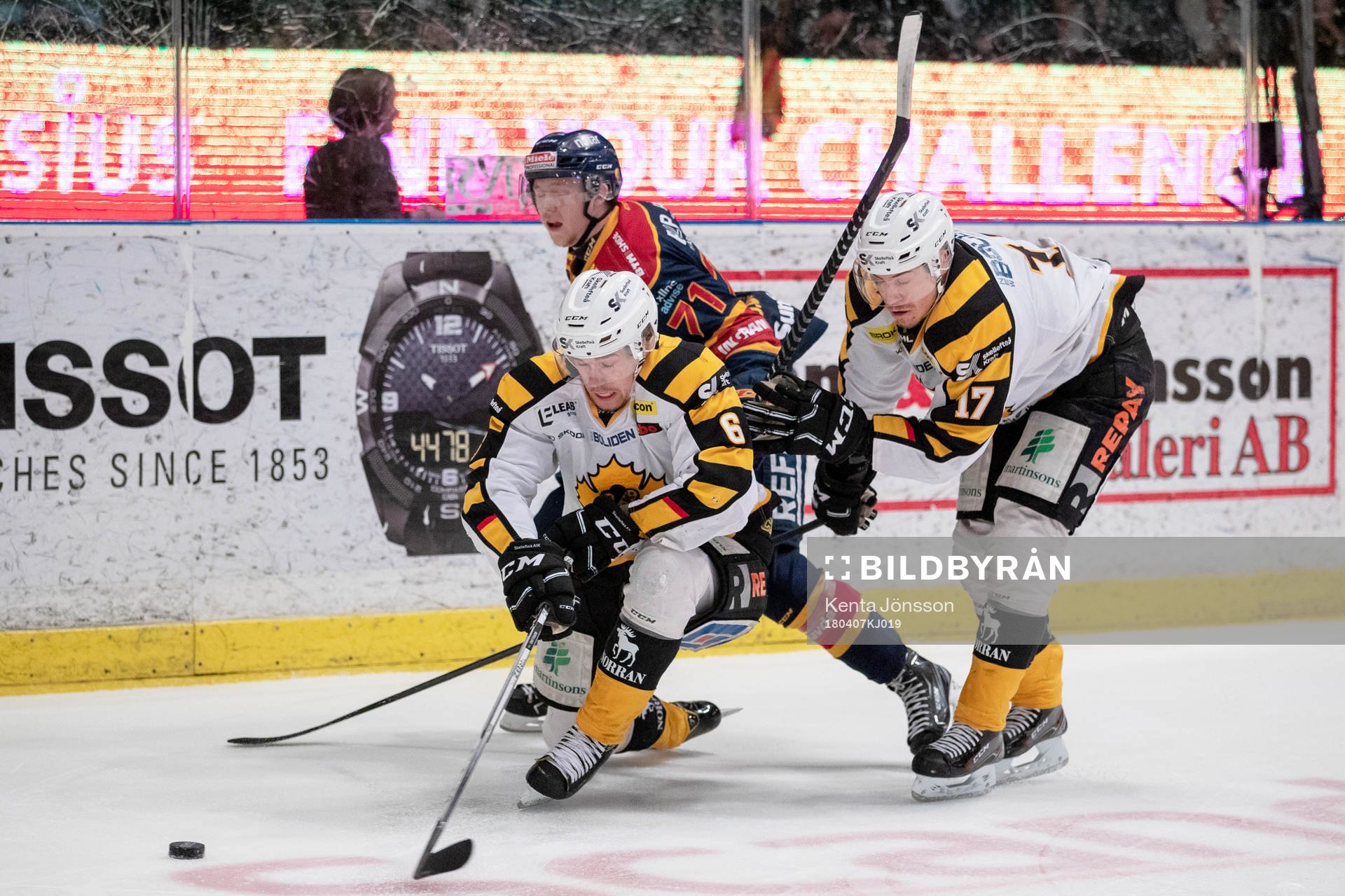 Skellefteås Filip Berglund och Pär Lindholm och
