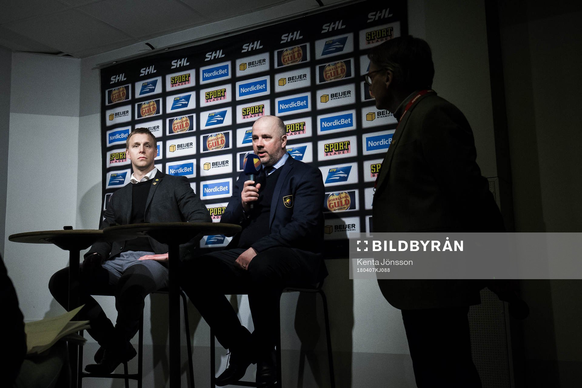 Skellefteås assisterande tränare Bert Robertsson och